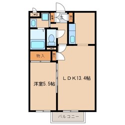 大屋駅 徒歩11分 1階の物件間取画像